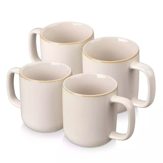 Playa Ensemble de 4 tasses doucement courbées, 480ml