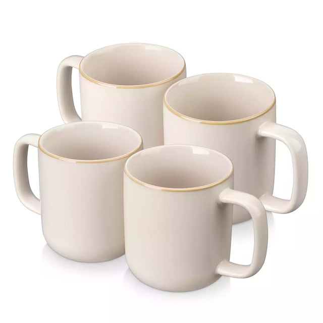 Playa Ensemble de 4 tasses doucement courbées, 480ml