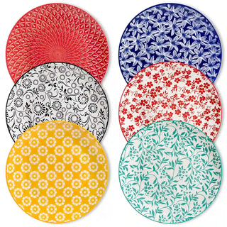 Selene Vibrant Dinner Plates Set of 6