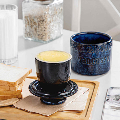 Starry Butter Crock