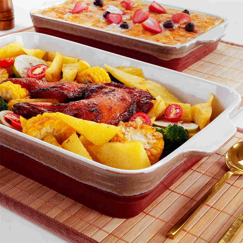 LOVECASA Bakeware With Handle Set Of 2