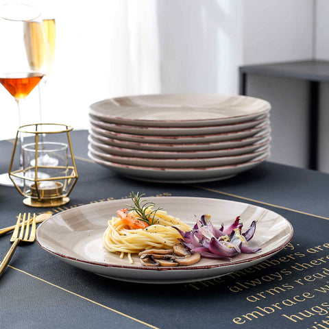 Cream Dinner Plates Set