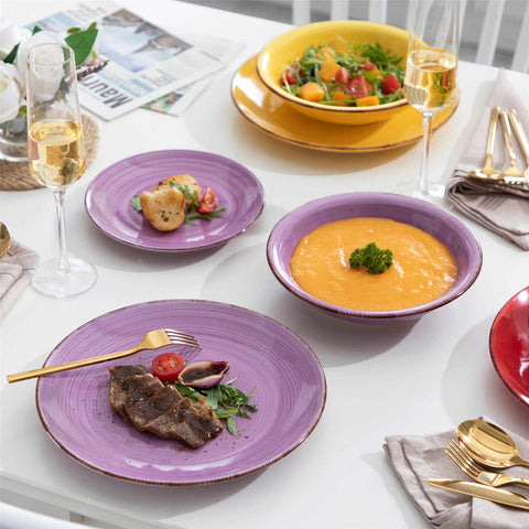 Multicolor dinnerware set