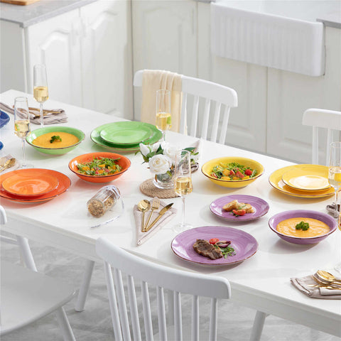 Multicolor dinnerware set