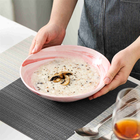Set di 4 piatti da zuppa Claire