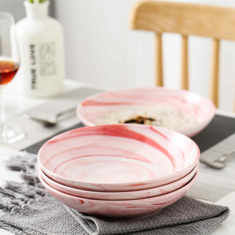 Set di 4 piatti da zuppa Claire