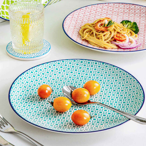 Macaron Dinner Plates Set of 4