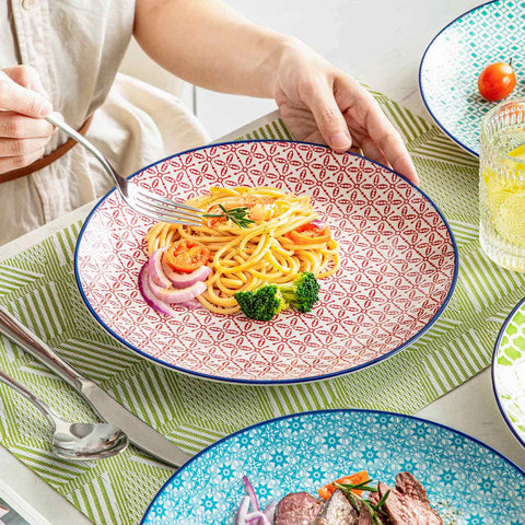 Macaron Dinner Plates Set of 4