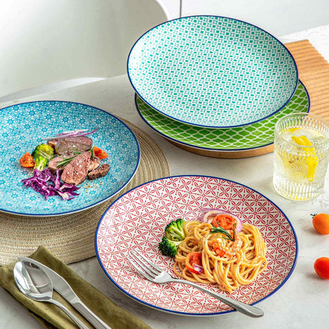 Macaron Dinner Plates Set of 4