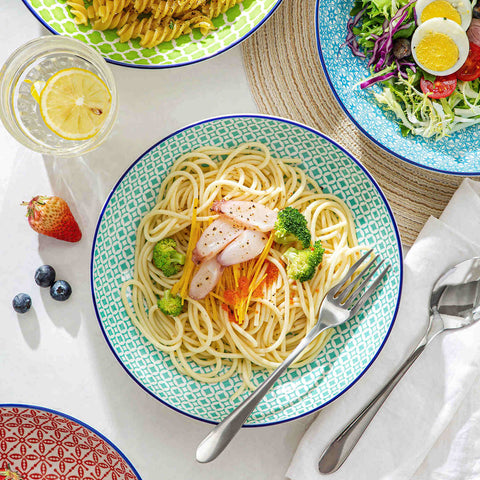 Macaron Pasta Bowls Set of 4