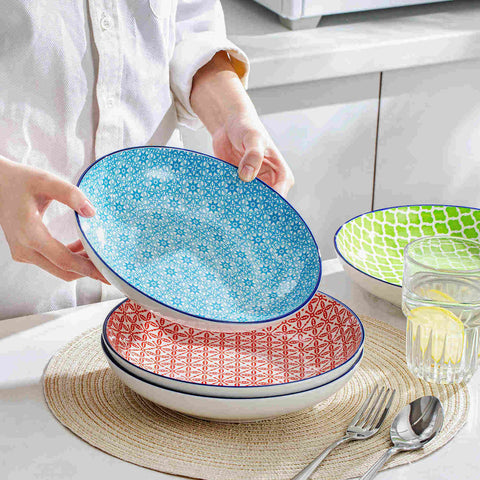 Macaron Pasta Bowls Set of 4