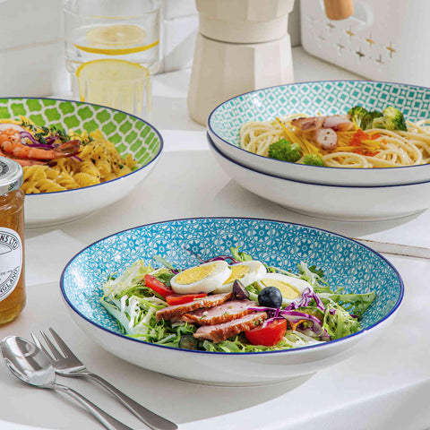 Macaron Pasta Bowls Set of 4