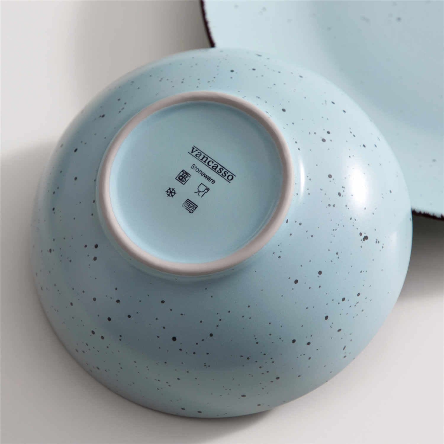 Blue rustic dinnerware sets