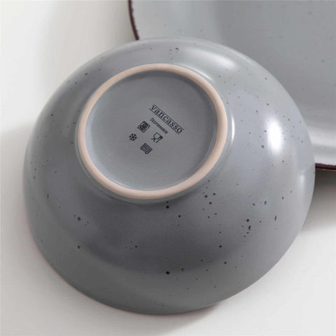 Grey rustic dinnerware sets
