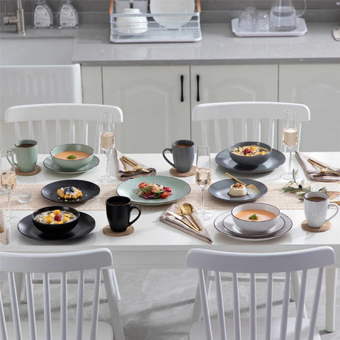 Multicolor rustic dinnerware sets