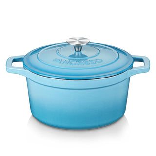 6QT Enameled Cast Iron Round Dutch Oven